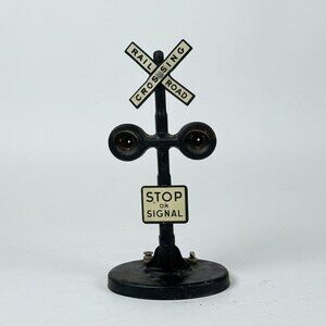 O 27 Gauge American Flyer Railroad Crossing Light 1950s Vintage Decor Not Tested